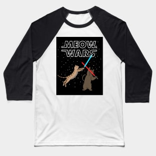 Meow Wars Baseball T-Shirt